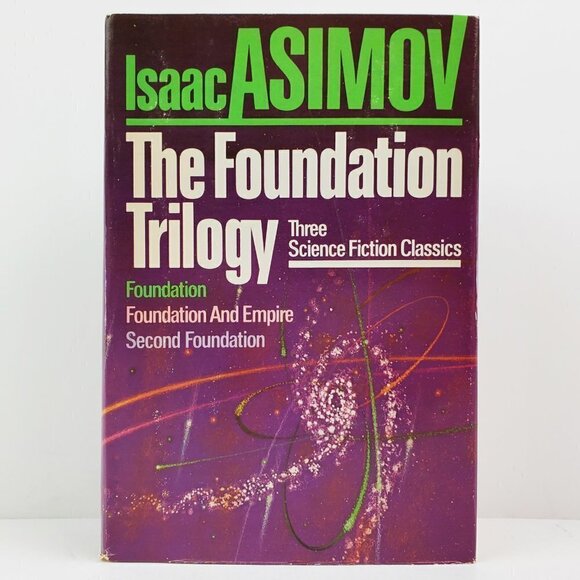 Isaac Asimov Foundation Trilogy Book Misprint BCE 1982 HCDJ Sci-Fi Classics - Picture 1 of 12